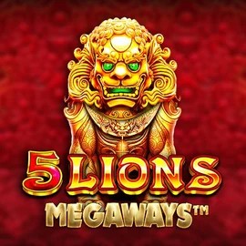 5 Lions Megaways logo by Pragmatic Play at HellSpin Casino