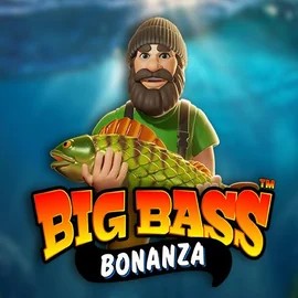 Big Bass Bonanza casino game by Pragmatic Play – featured logo at HellSpin Casino