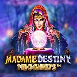 Madame Destiny Megaways logo by Pragmatic Play HellSpin Casino