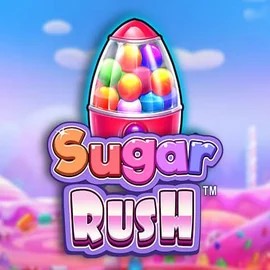 Sugar Rush online game logo by Pragmatic Play on hellenicgamejam.com